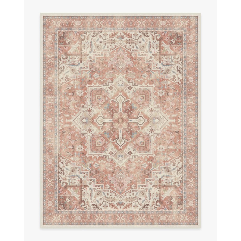 Retro Gaming Rug - 洗える滑り止め装飾ラグ,ピンク,ロイヤル,ヴィンテージ,ペルシャ,ベッドルーム,リビングルーム,キッチン,ダイニングルーム