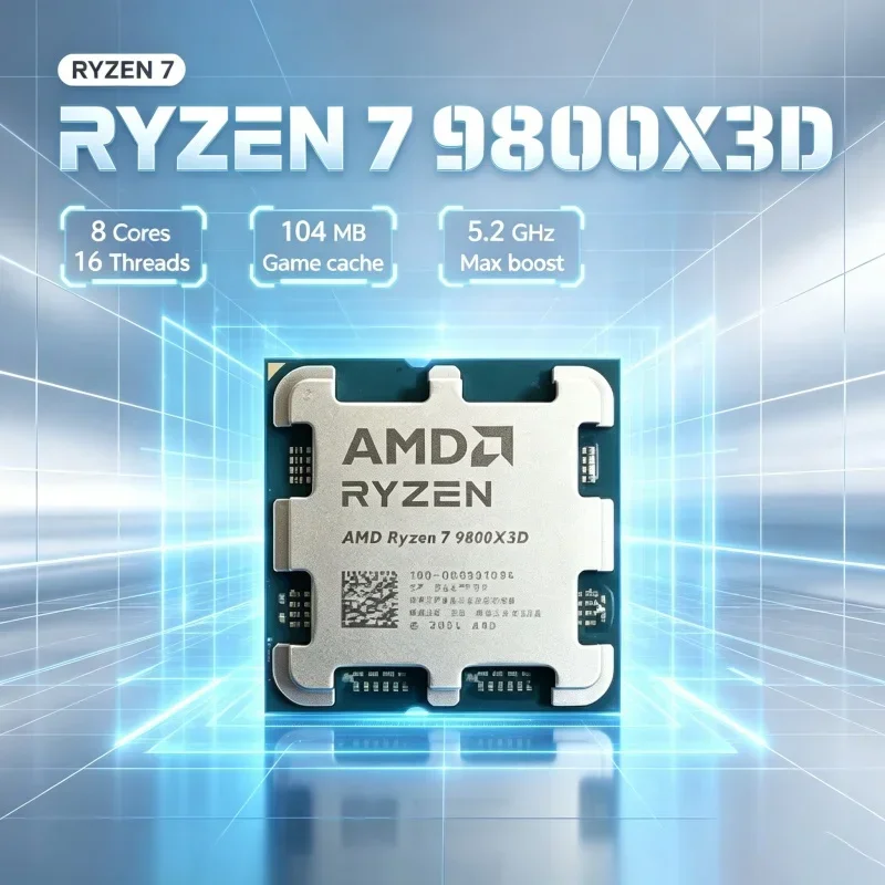 Amd Cpu Ryzen 7 - 高性能AMD Ryzen 7 9800X3D 8コア16スレッド ゲーミングCPU