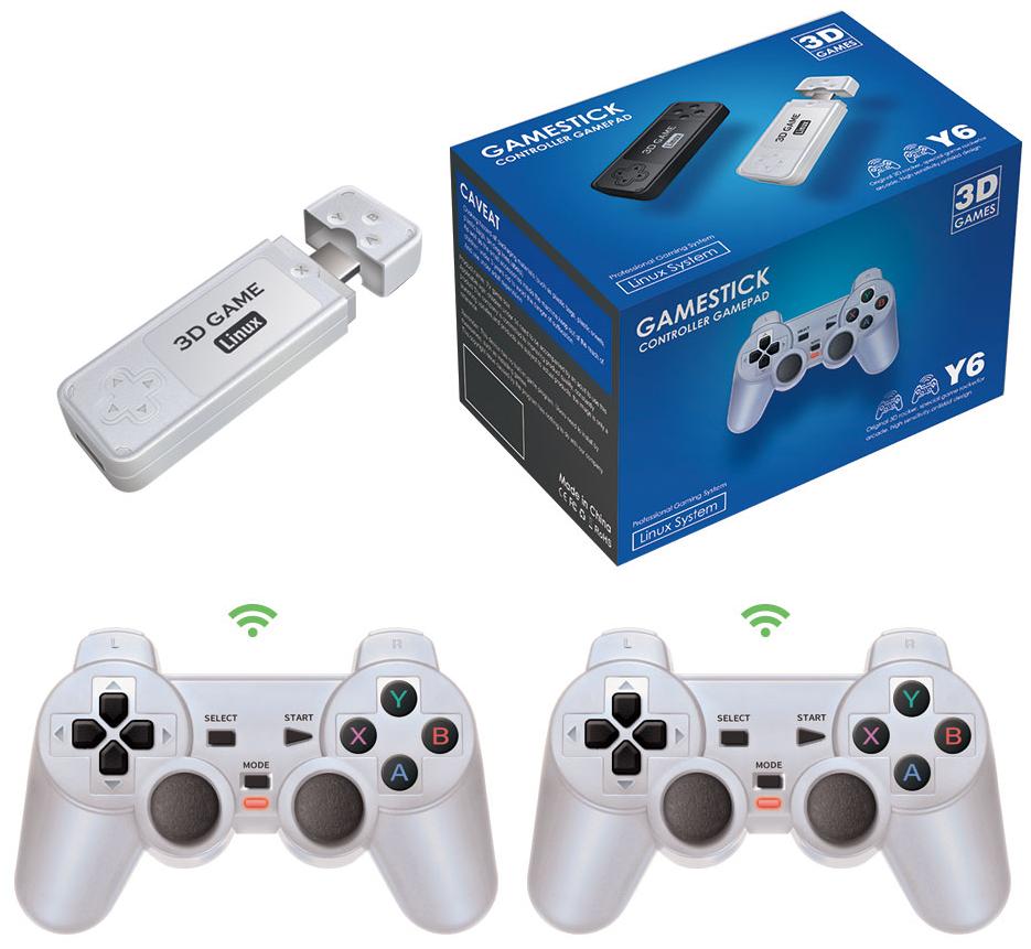 Retro Gaming Hdmi Stick - Y6 レトロゲーム機 4K 60fps HDMI出力 低遅延