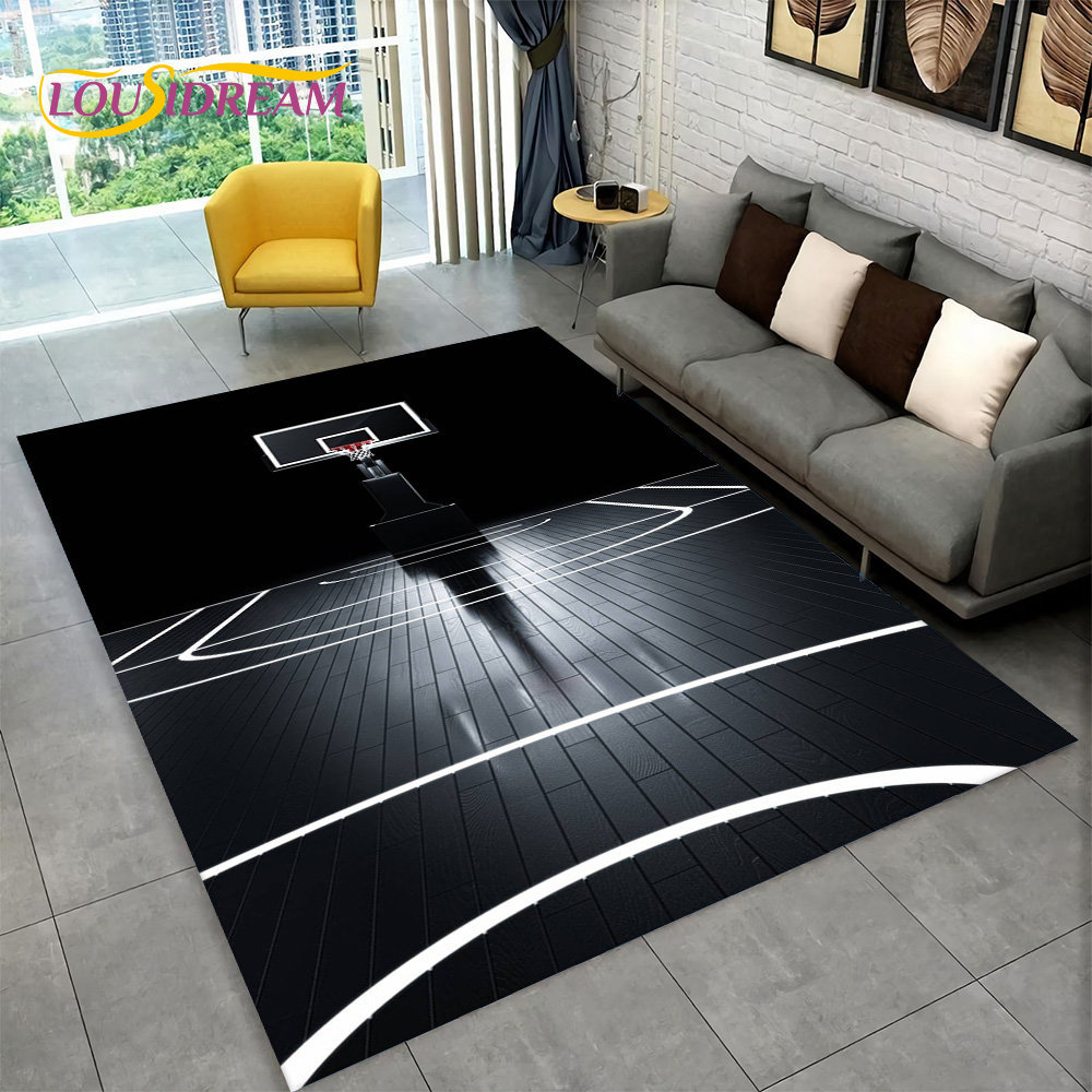Retro Gaming Rug - 子供部屋,リビングルーム,ベッドルーム,キッチン,装飾用の大型滑り止めフロアマット