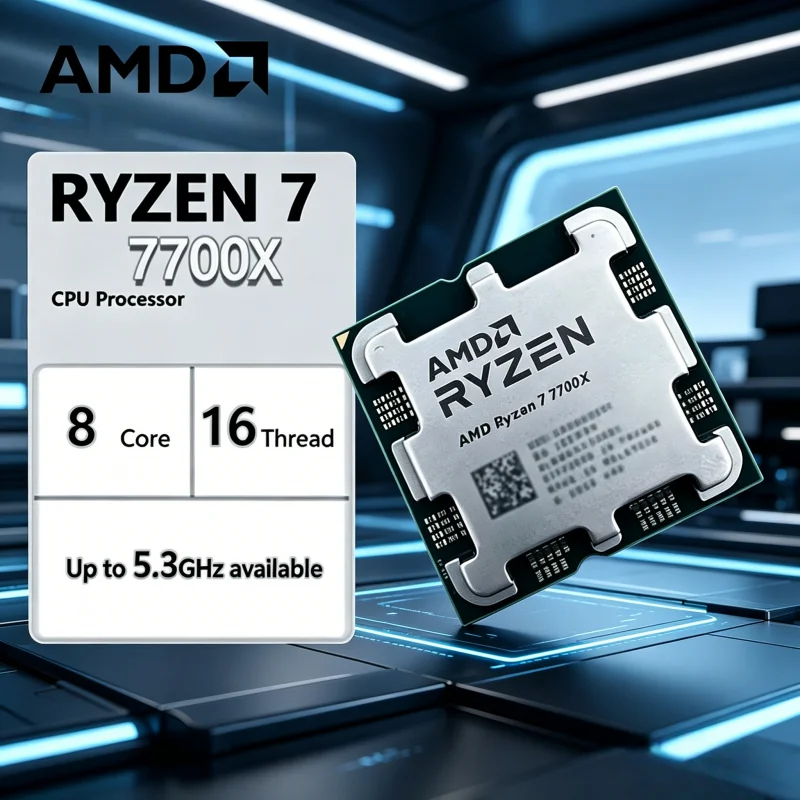 Amd Cpu Ryzen 7 - ハイエンドゲーミング用ルーズCPU AMD Ryzen 7 7700X AM5ソケット
