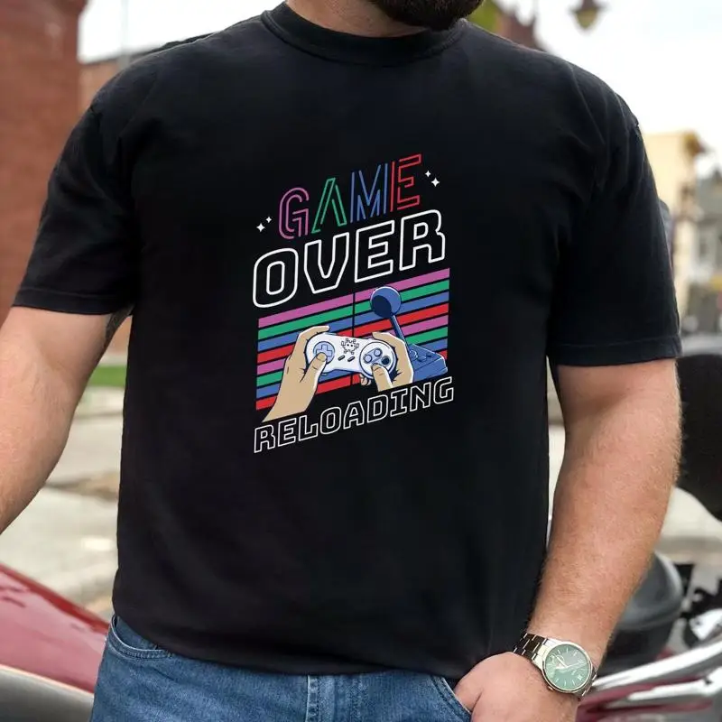 Retro Gaming Gamestop - 17 レトロ ゲーム オーバー T シャツ