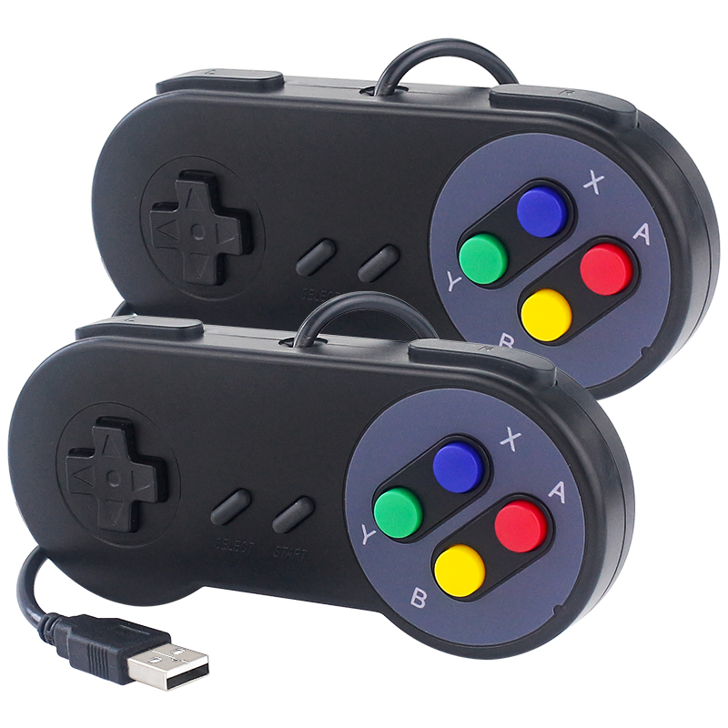 Raspberry Pi Retropie - 新型USB有線ゲームコントローラー PCゲームパッド レトロゲームジョイスティック ジョイパッド NESPi Retropie