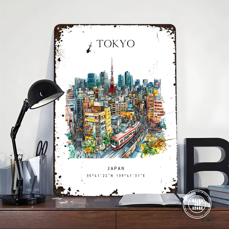 東京日本旅行プリントポスターカスタマイズされた壁アートレトロ - Retro Gaming Tokyo のレビューと価格