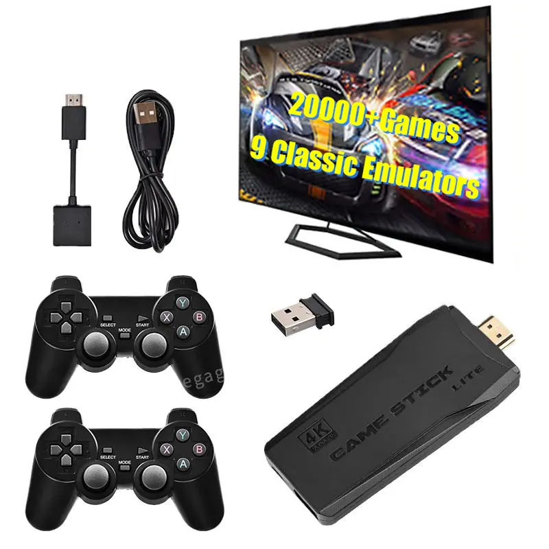 ワイヤレスレトロゲームコンソールM8 4K HDMIビデオゲ - Retro Gaming Hdmi Stick のレビューと価格