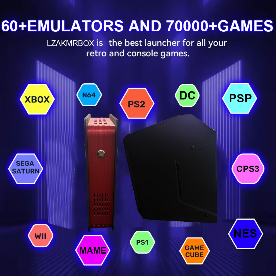 X4 レトロビデオゲームコンソール 1T デュアルシステムと - Retro Gaming Windows のレビューと価格