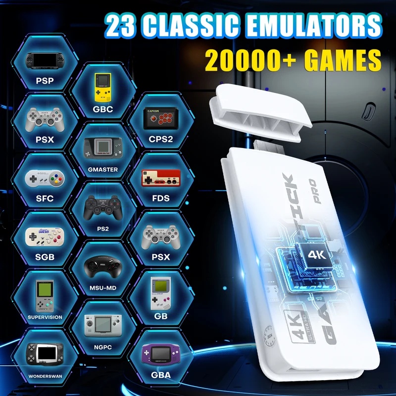 2026年アップグレード版レトロゲームコンソールスティック  - Retro Gaming Hdmi Stick のレビューと価格