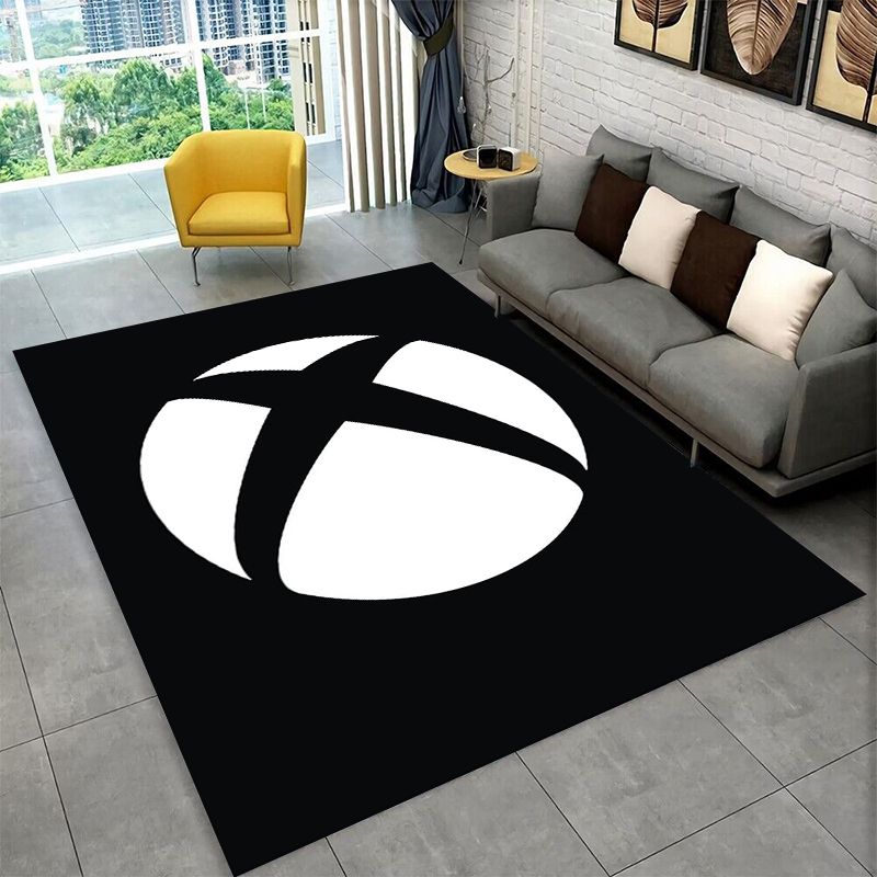 レトロXboxゲーミングゲーマーロゴカーペットラグ、寝室、リ - Retro Gaming Rug のレビューと価格