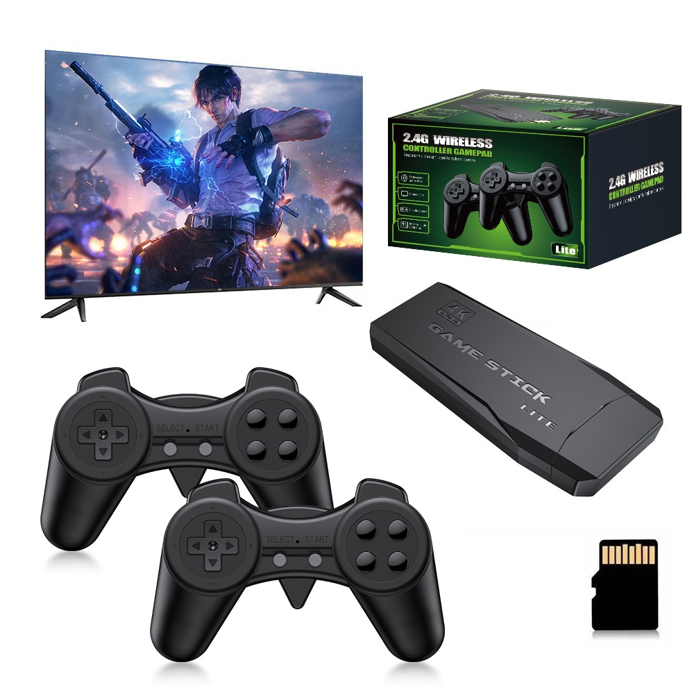 ポータブル4Kレトロゲームスティックコンソール、ワイヤレスコ - Retro Gaming Hdmi Stick のレビューと価格