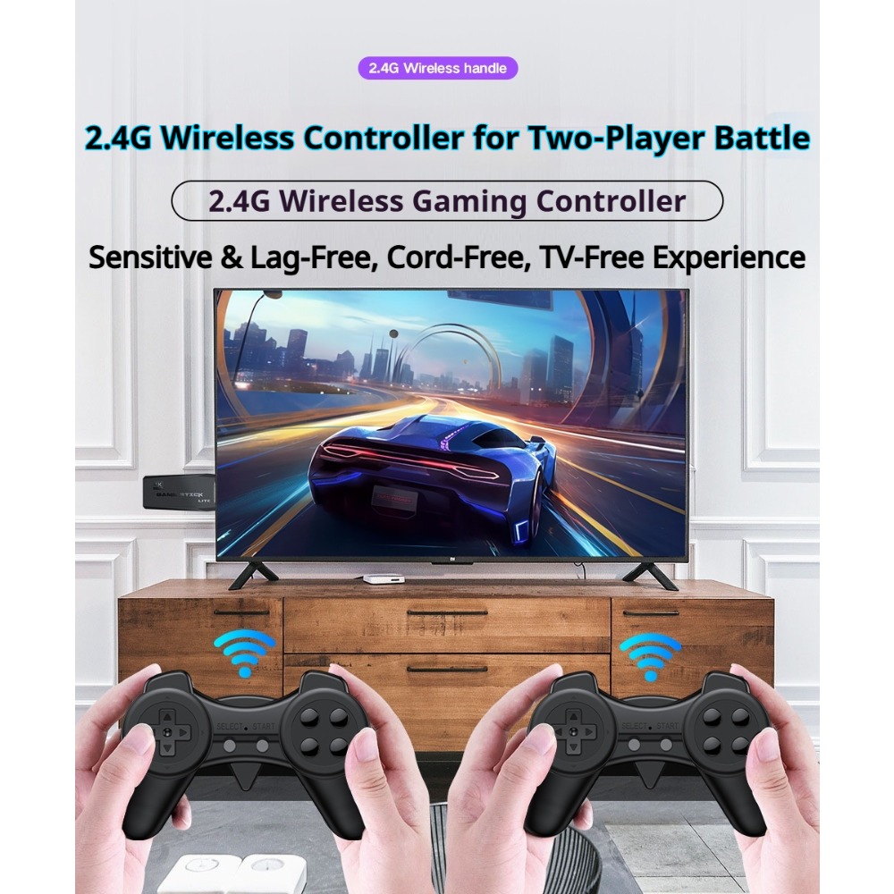 ポータブル4Kレトロゲームスティックコンソール、ワイヤレスコ - Retro Gaming Hdmi Stick のレビューと価格