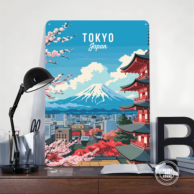 東京日本旅行ブリキプラークポスターカスタマイズされたレトロウ - Retro Gaming Tokyo のレビューと価格