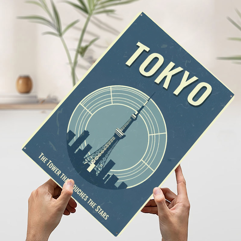 東京タワー ヴィンテージ旅行プリントポスター カスタマイズさ - Retro Gaming Tokyo のレビューと価格