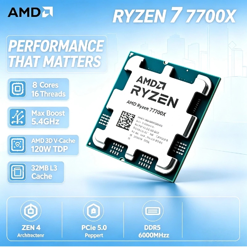 AMD Ryzen 7 7700X 5NM 高性能ゲーミング - Amd Cpu Ryzen 7 のレビューと価格