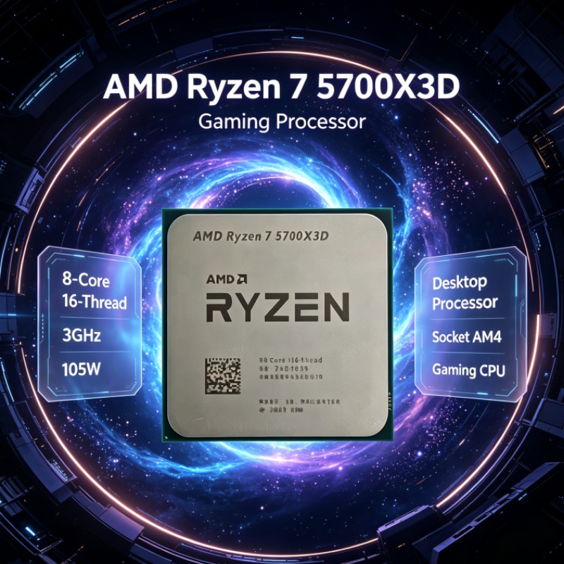 Ryzen 7 5700X3D AMD デスクトップCPUプ - Amd Cpu Ryzen 7 のレビューと価格
