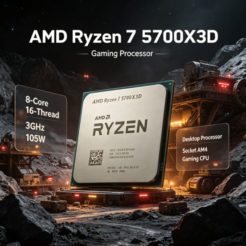 Ryzen 7 5700X3D AMD デスクトップCPUプ - Amd Cpu Ryzen 7 のレビューと価格