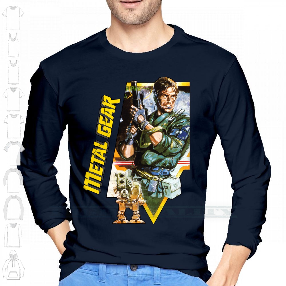 メタルギアピクセルアートTシャツ、綿100% 、レトロ、クラ - Retro Gaming Gamestop のレビューと価格