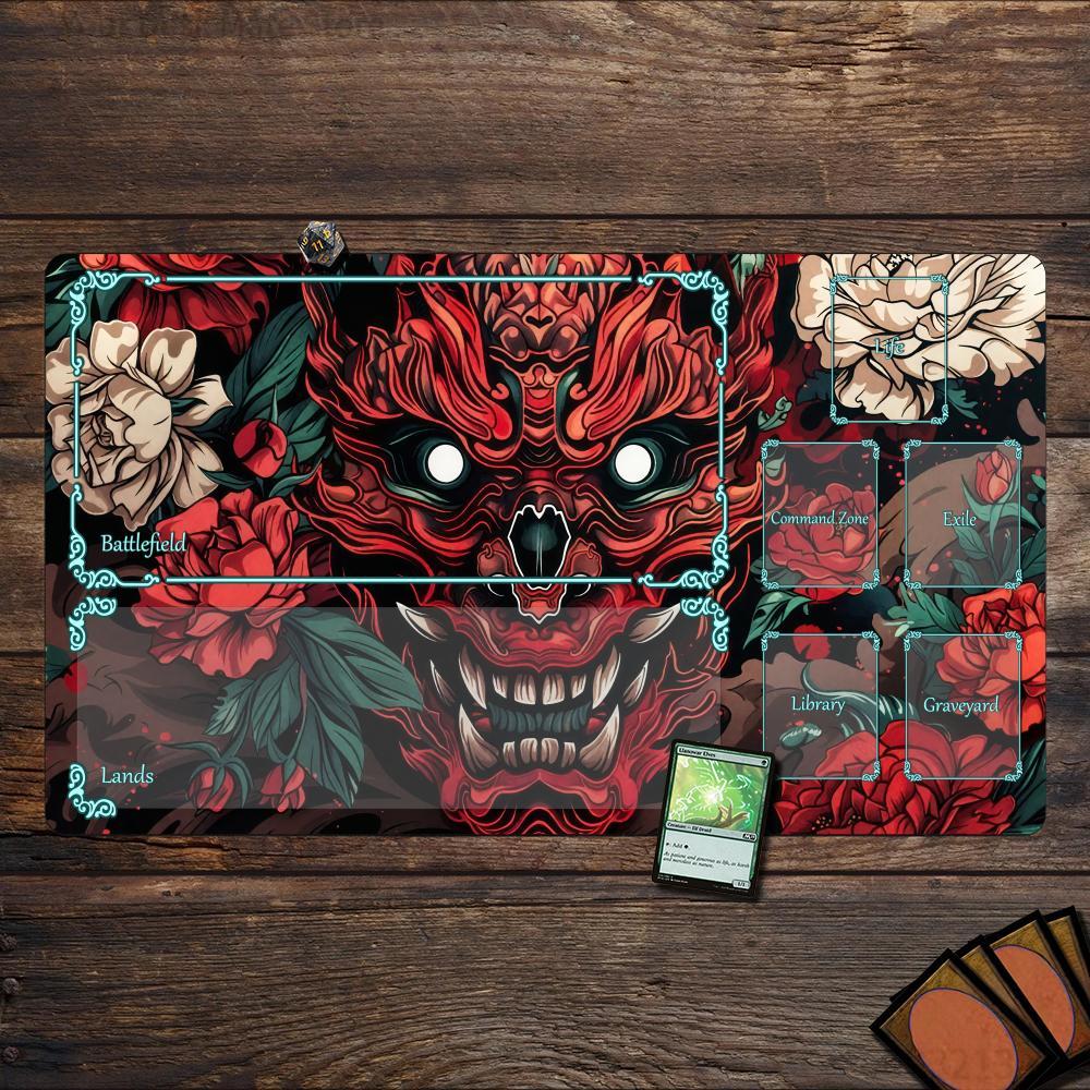 マジックプレイマット カードゲームマット ゾーン付き レトロ - Retro Gaming Rug のレビューと価格
