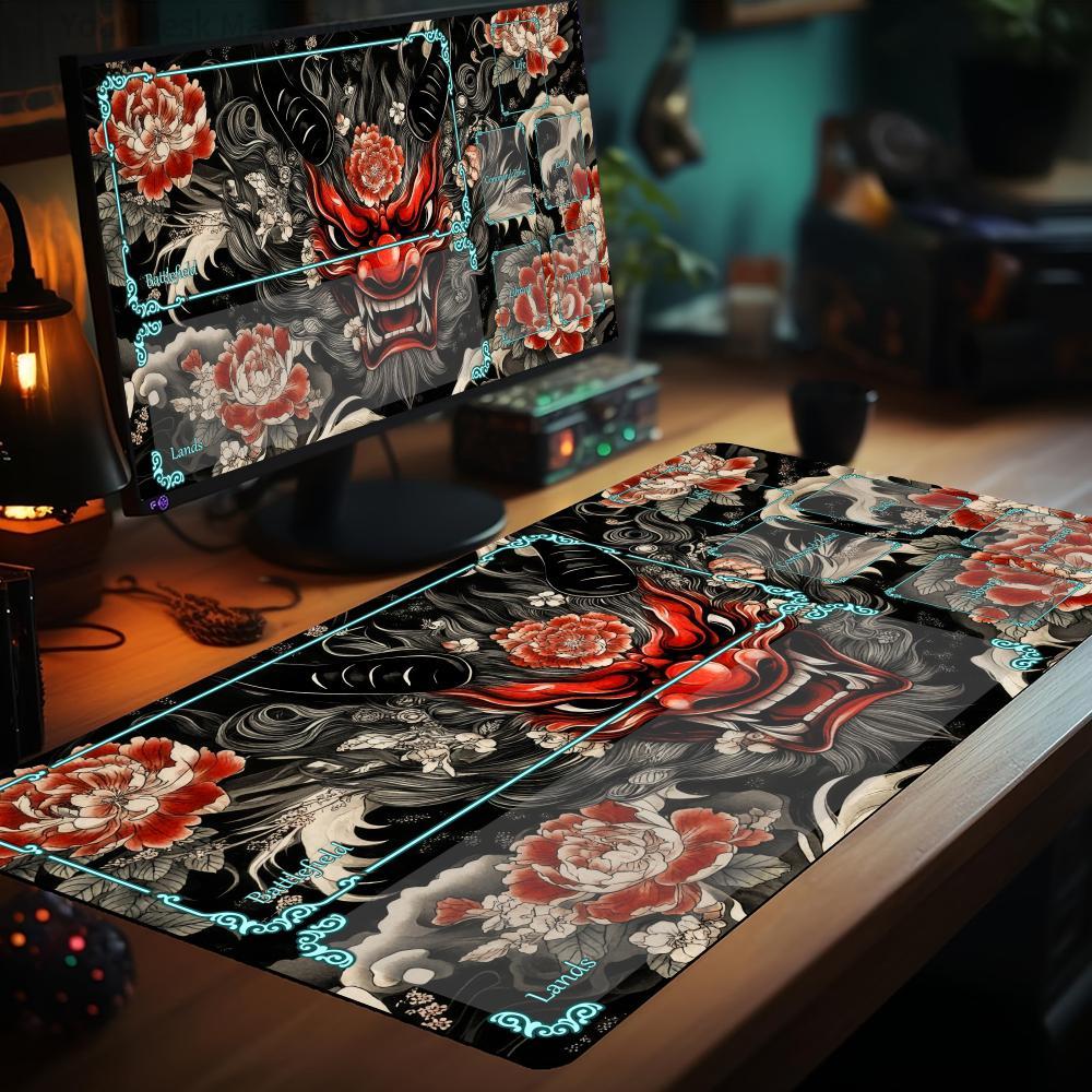 マジックプレイマット カードゲームマット ゾーン付き レトロ - Retro Gaming Rug のレビューと価格