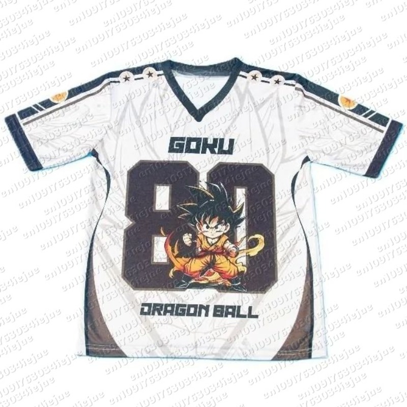 ドラゴンボール 子供悟空 レトロゲーミング Vネックジャージ - Retro Gaming Jersey のレビューと価格