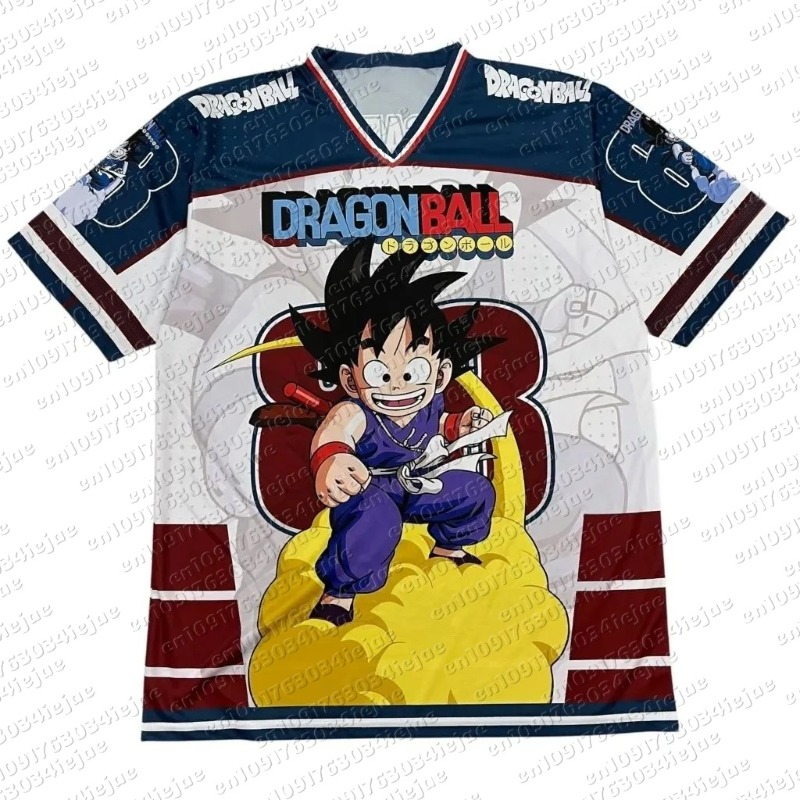 ドラゴンボール 子供悟空 レトロゲーミング Vネックジャージ - Retro Gaming Jersey のレビューと価格
