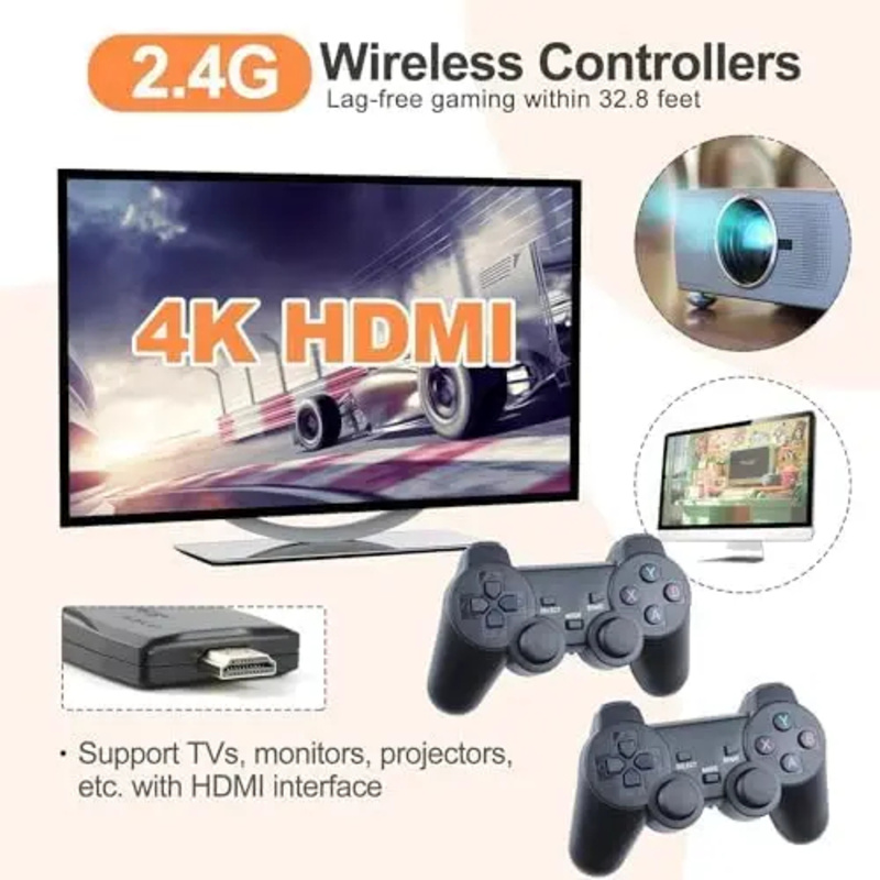 4Kワイヤレスレトロゲームコンソール ノスタルジアスティック - Retro Gaming Hdmi Stick のレビューと価格