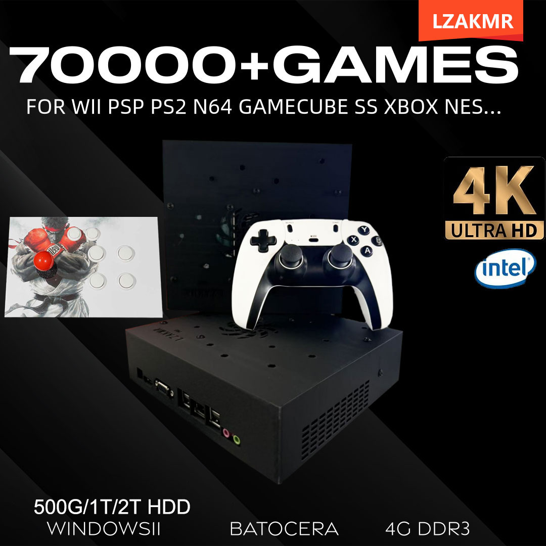 レトロゲームコンソール 70000+ゲーム 2TB T8搭載 - Retro Gaming Windows のレビューと価格