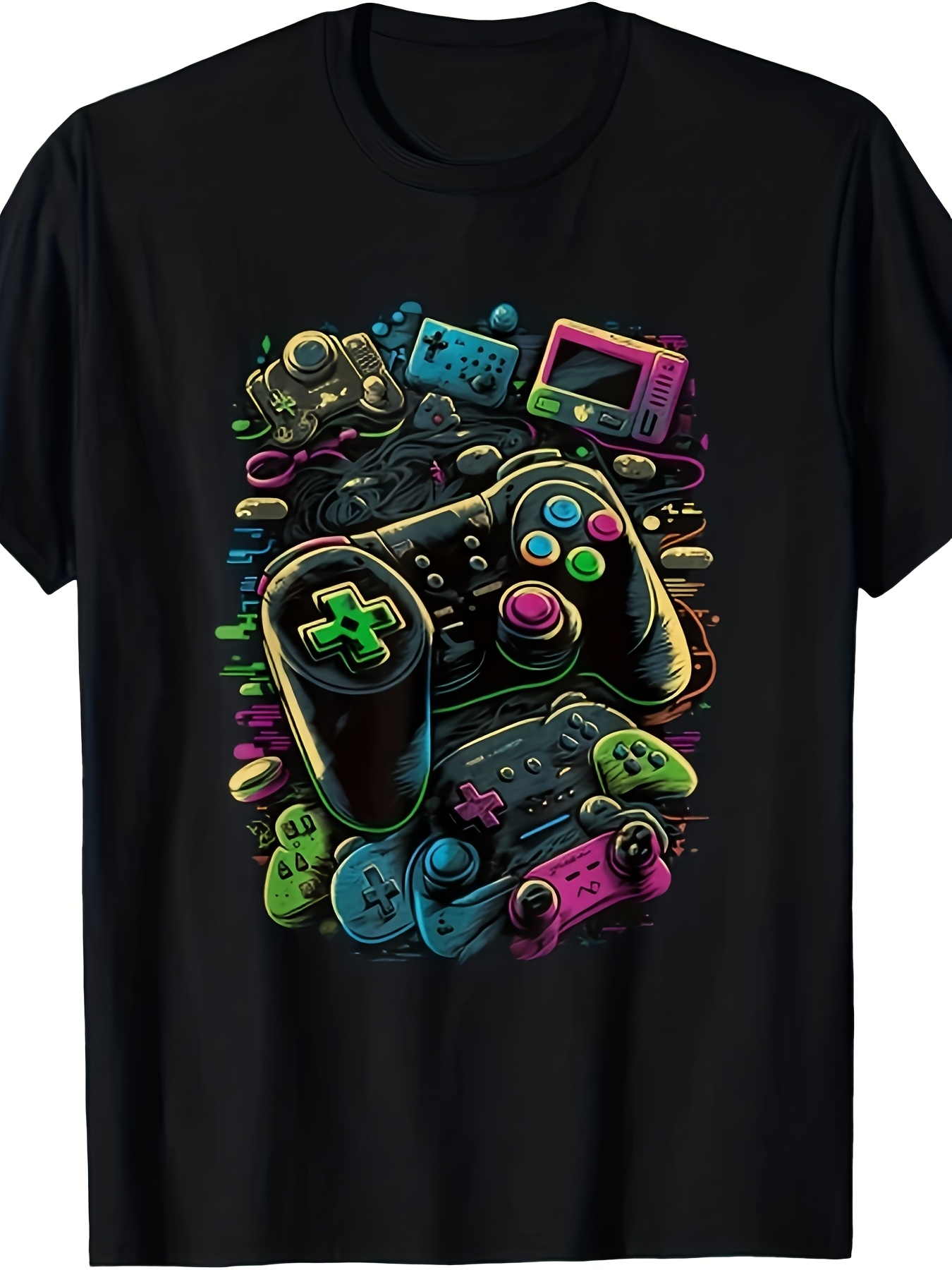 メンズユニセックスコントロールゲーマーTシャツ、レトロなビデ - Retro Gaming Gamestop のレビューと価格