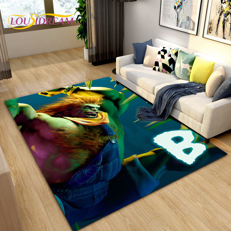 子供のためのレトロな滑り止めゲームマット,ストリートファイタ - Retro Gaming Rug のレビューと価格